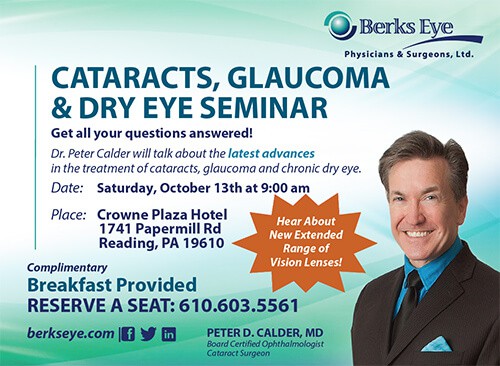 Cataracts, Gluacoma & Dry Eye Seminar